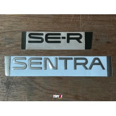 SENTRA/SE-R Trunk Emblems