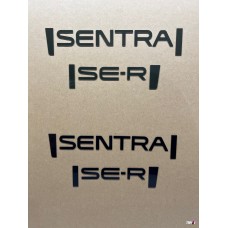 Sentra badge/SE-R Trunk badges package 