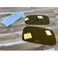 Wide Angle Side Mirrors Glasses (Yellow/gold tint color)